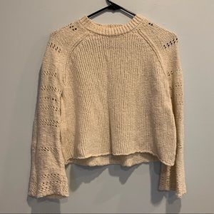 Billa Bong flare arms knit crop sweater